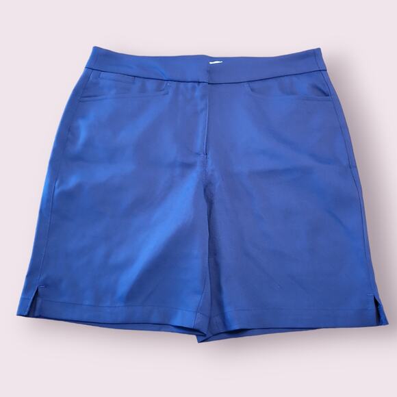 Lillie Green UPF 30 Women’s Golf & Tennis Shorts – Navy Blue – Size 2 - Picture 2 of 12